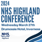 Website logo for NHS Highland Conference 2024