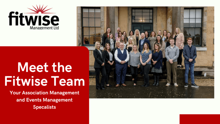 Meet the Fitwise Team. A graphic of the Fitwise team, your Association Management and Event Management Specialists