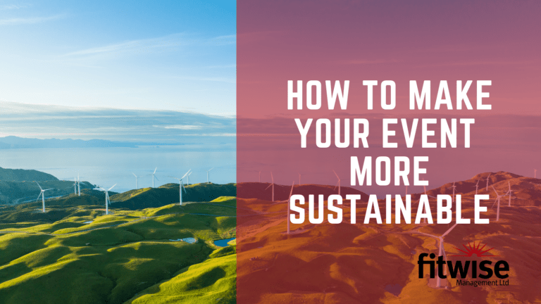 How to make your event more sustainable