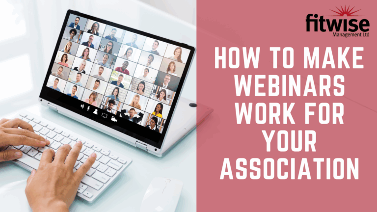 How to Make Webinars Work for your Association