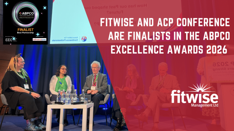 Fitwise and ACP Conference are finalists in the ABPCO Excellence Awards 2026